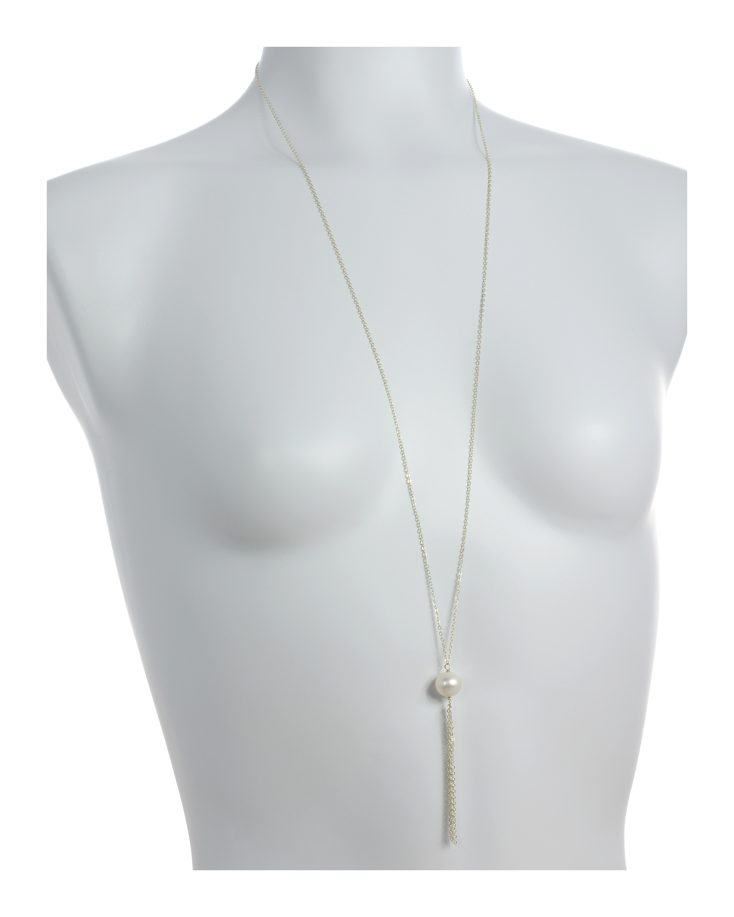 Mannequin wearing the Naughton Braun Kensington - Pearl Necklace named in honor of Princess Diana